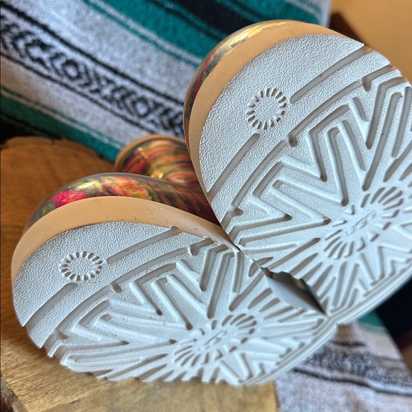 UGG *NWOB* Women's Classic Clear Mini Pixelate Waterproof Rain Ankle Boots - Picture 14 of 16